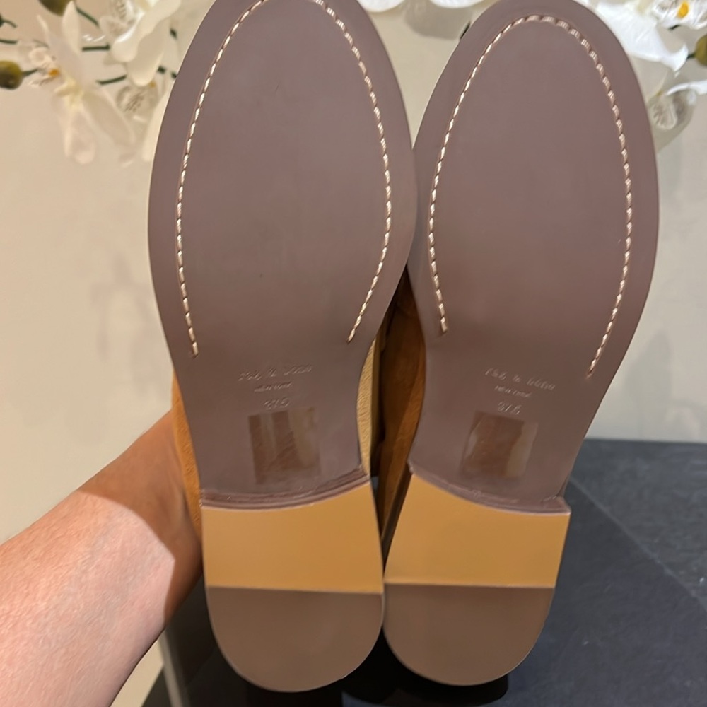 rag & bone Tobacco Suede Sid Loafers - Picture 3 of 4